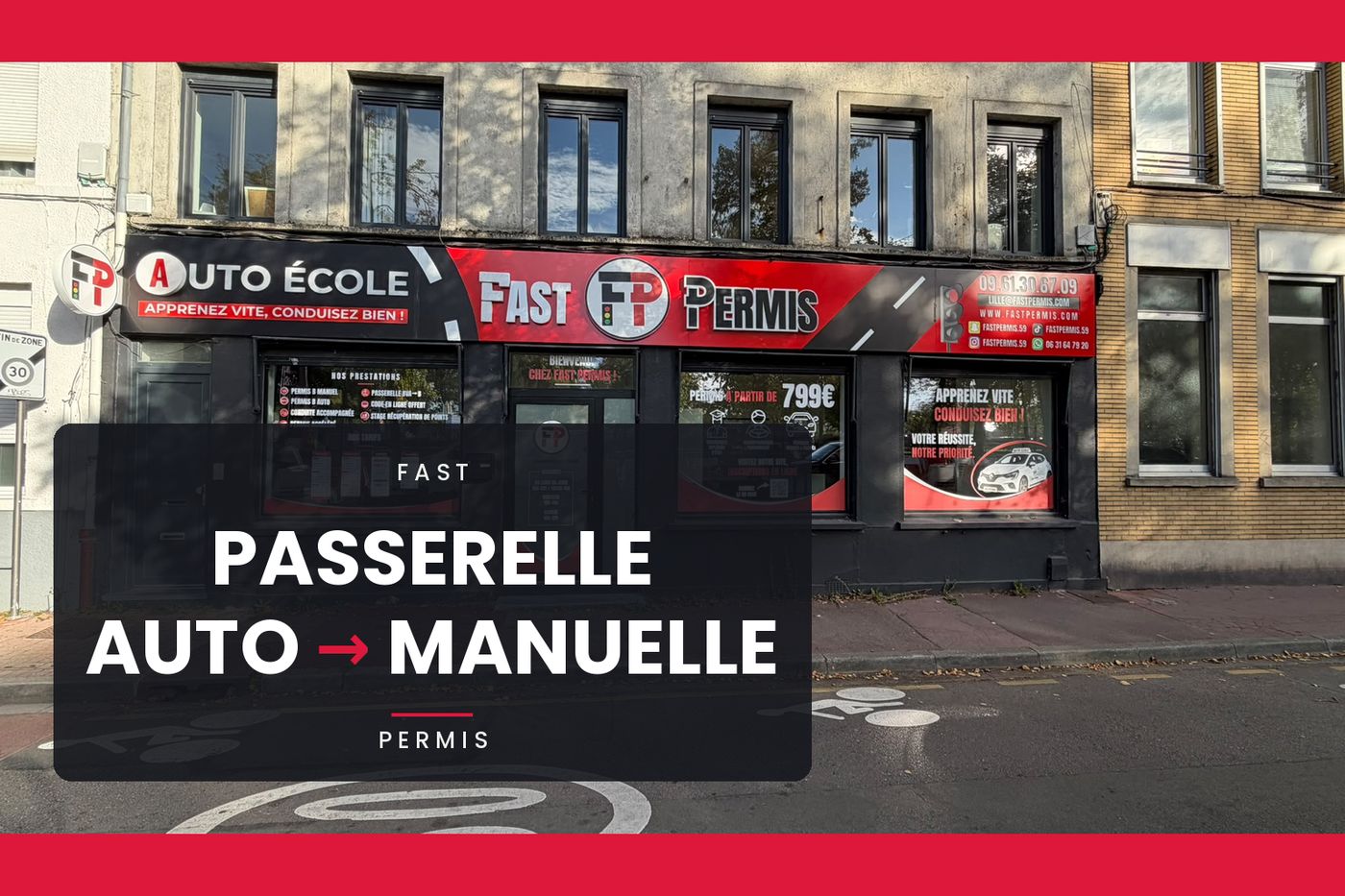 Passerelle boîte automatique vers manuelle – Fast Permis Lille